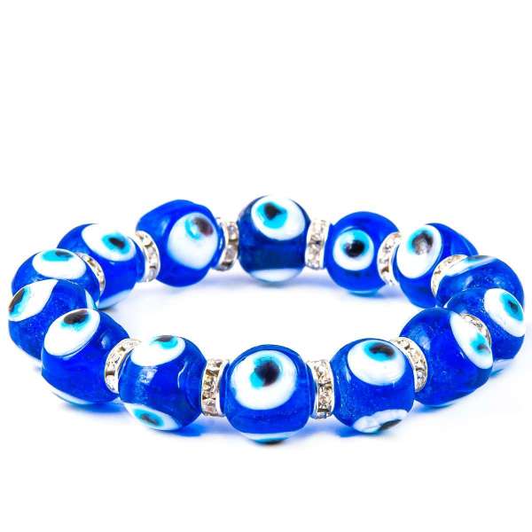 Pulsera ojo turco esfera de cristal G