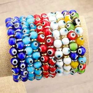 Pulsera ojo turco esfera de cristal G