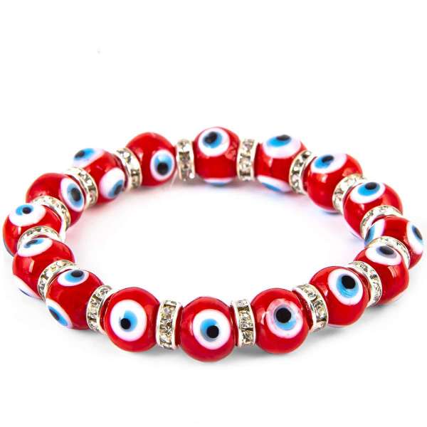 Pulsera ojo turco esfera de cristal G