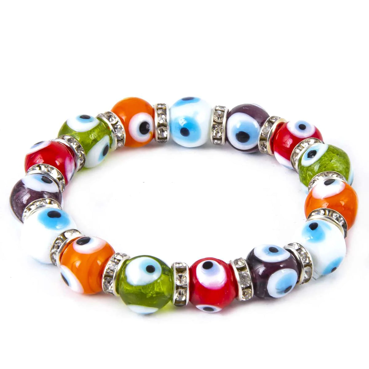 Pulsera ojo turco esfera de cristal