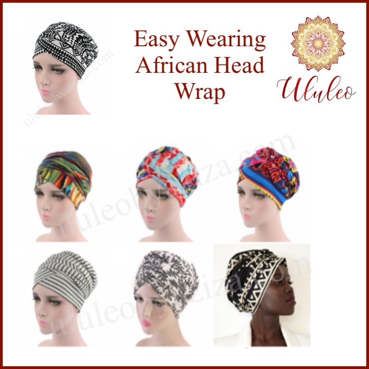 Easy Wearing African Head Wrap