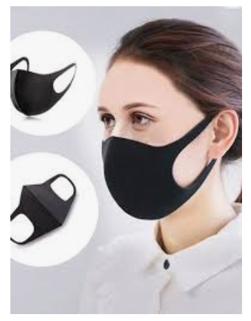 Black Fashion Mask