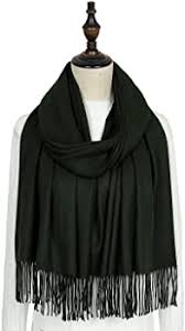 Estola tipo Pashmina Negra