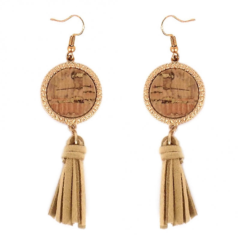 Cork Earring